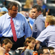 Chris Christie surrounded by people who do not like him. Credit: Mike Stobe/Stringer/Getty Images